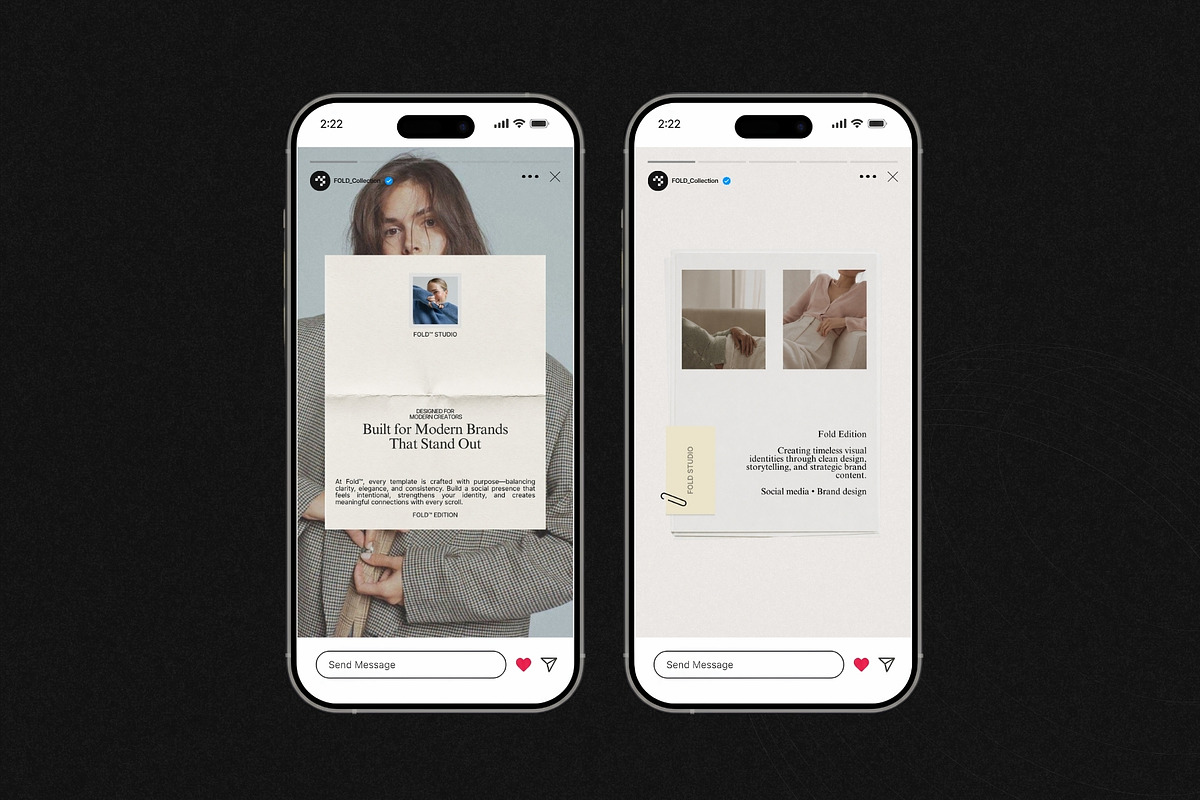 FOLD | Instagram Template (II), a Social Media Template by Pixel Grid (Photo 9 of 10)