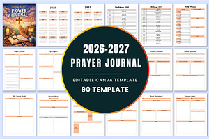 2026–2027 Prayer Journal, a Stationery Template by Shumaya