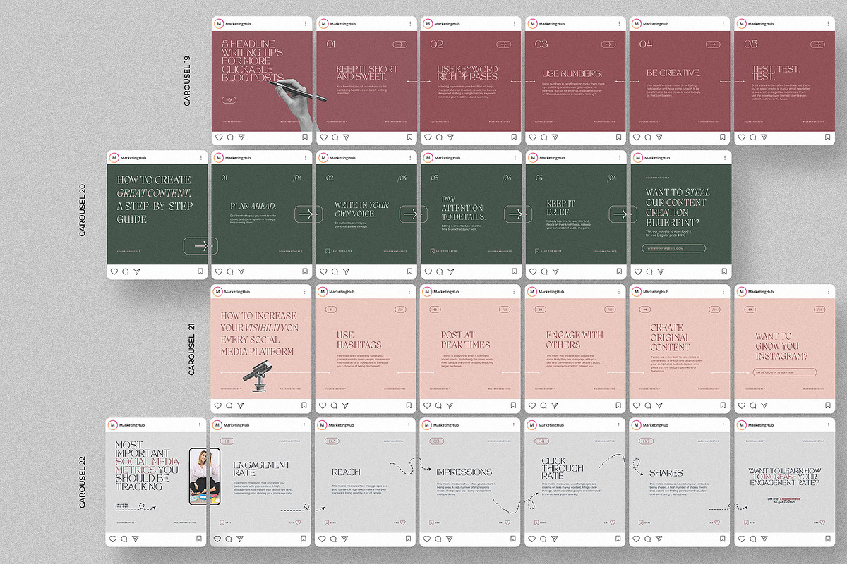 Marketing Expert Instagram Carousels, a Social Media Template by AndrewPixel (Photo 12 of 14)
