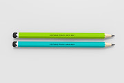 Editable Pencil Mockup Set, a Product Mockup by graphypix (Thumbnail 1 of 4)