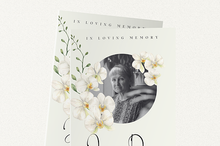 Funeral Program Template Set I Canva