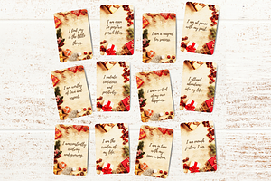 48 Christmas Affirmation Cards