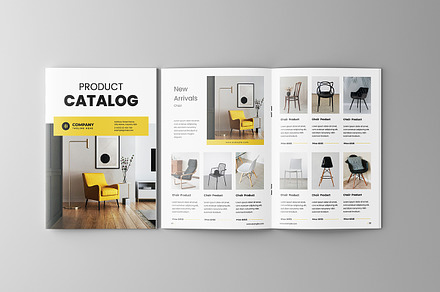 Furniture Product Catalog Template., a Brochure Template by afsar.hossain
