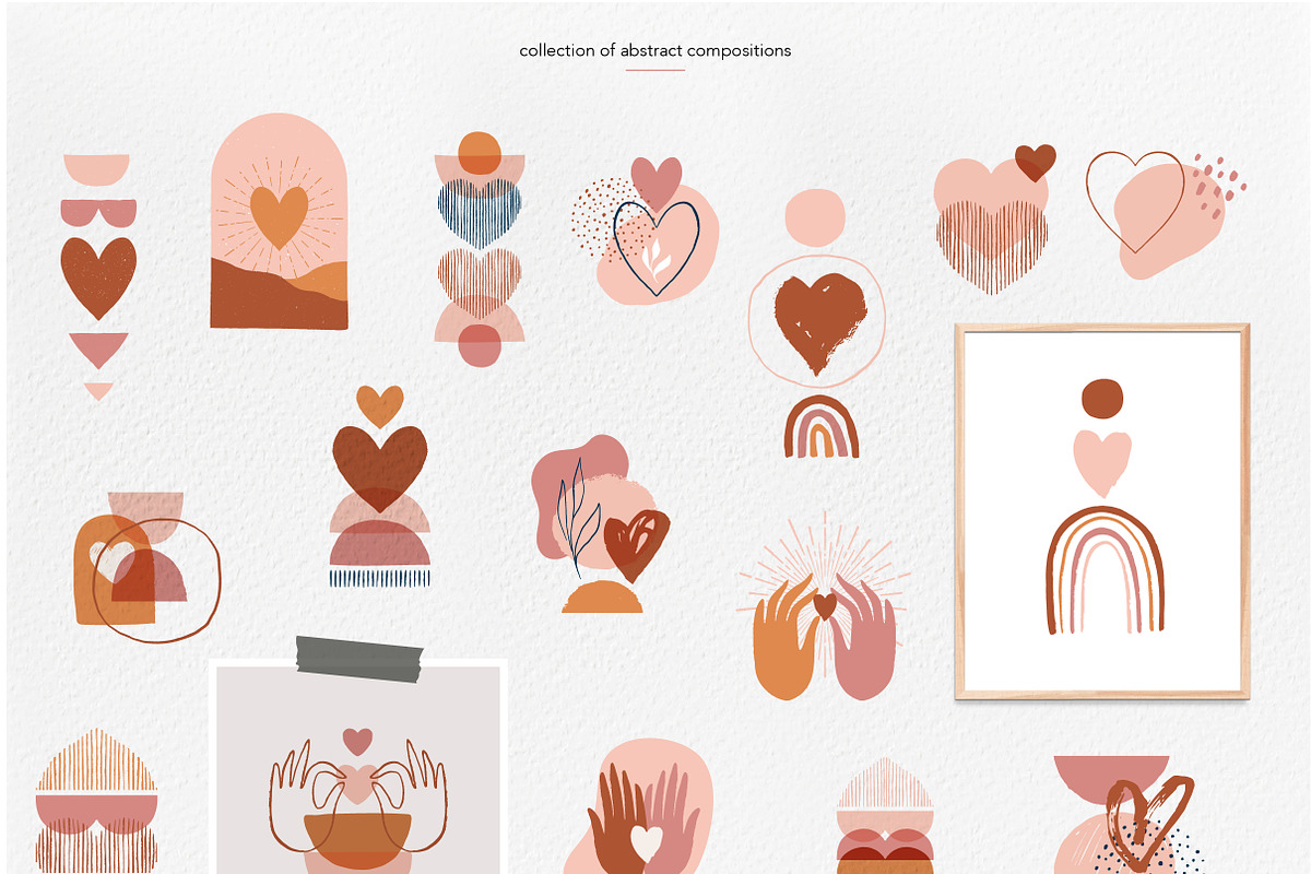 Boho Valentine's day, a Decorative Illustration by Marish (Photo 5 of 9)