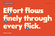 Mangor – Geometric Groove Display, a Sans Serif Font by Drizy (Thumbnail 5 of 10)