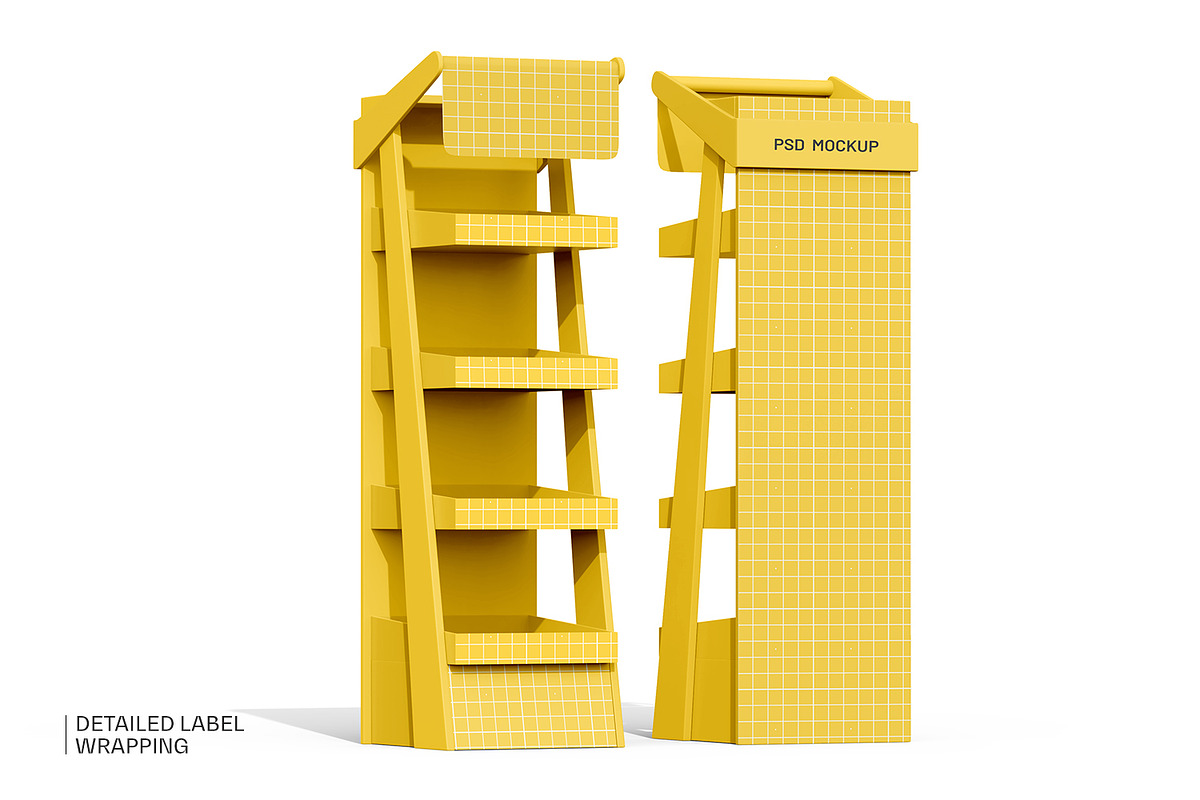 Advertising POS Display Rack Mockup, an Advertising Mockup by Ram Studio LLC (Photo 6 of 10)