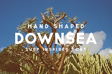 DownSea: Hand-Shaped Surf Font