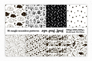 Magic Seamless Patterns Collection