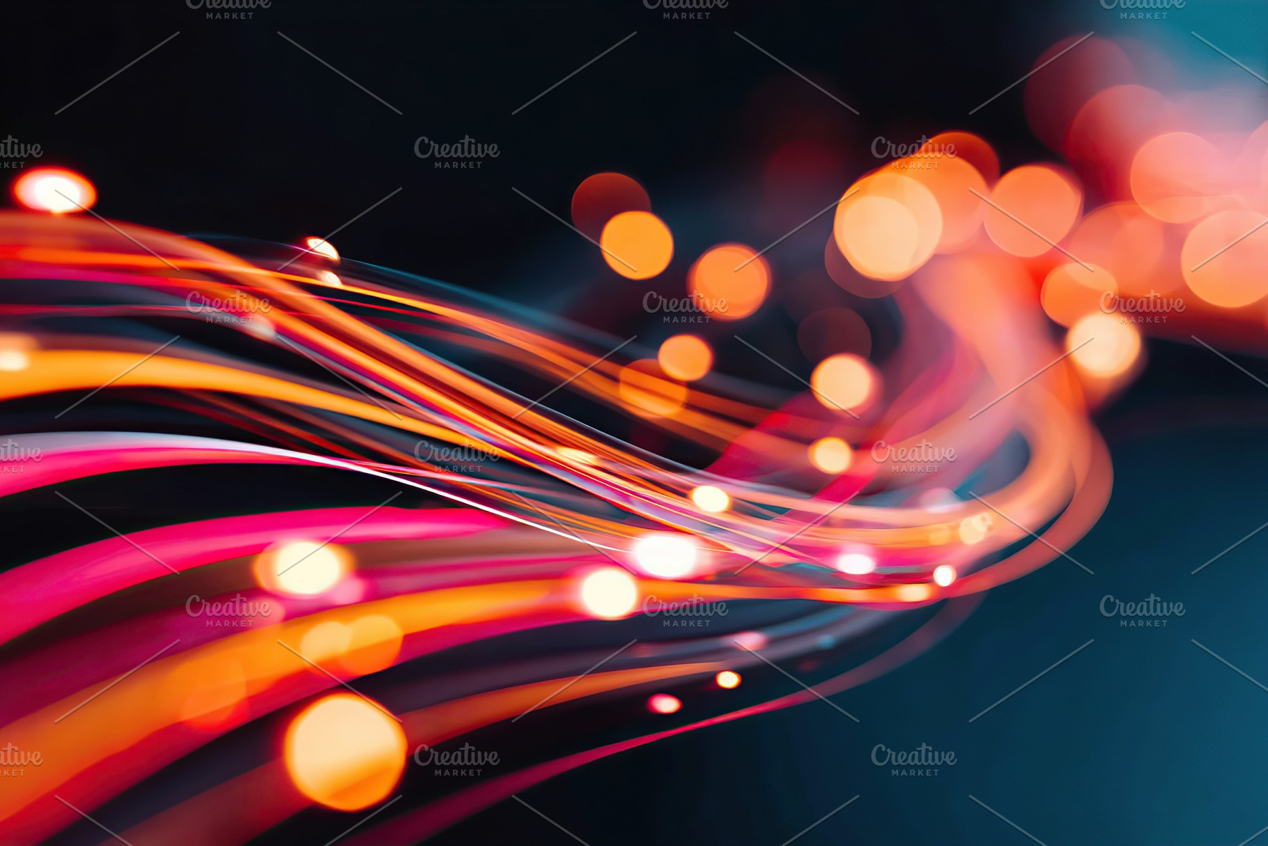 Colorful light trails create dynamic patterns against a dark background, an Arts & Entertainment Photo by AlyaAnd