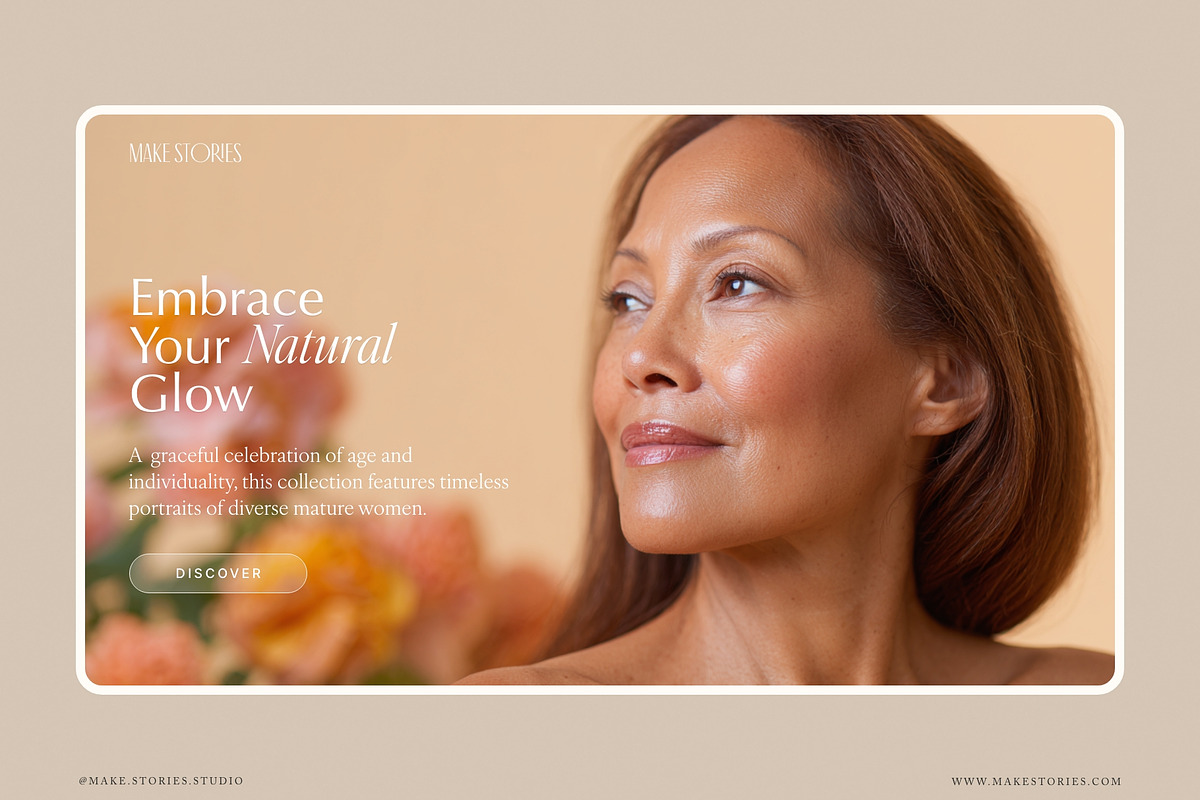 Diverse Mature Women Beauty & Hair, a Beauty & Fashion Photo by Make Stories Studio (Photo 11 of 25)