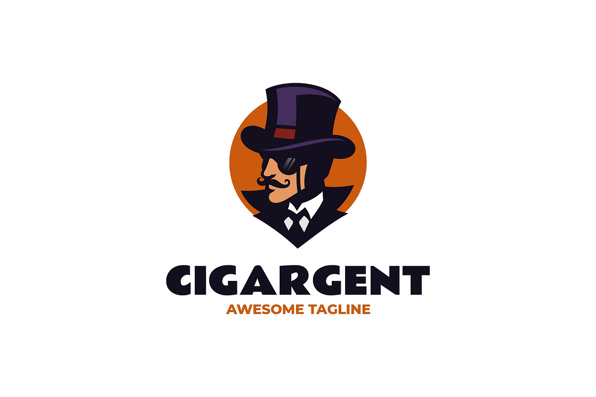 Man Mascot Logo Design, a Branding & Logo Template by Artnivora.Std