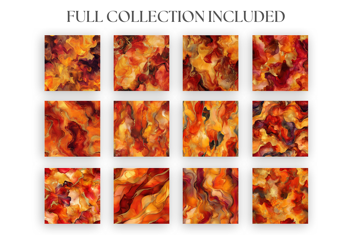 Autumn Alcohol Ink Textures, a Texture Graphic by Artful Assets Boutique (Photo 2 of 4)