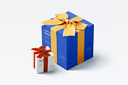 High Quality Gift Box Mockup, a Packaging Mockup by zpackcreative (Thumbnail 8 of 8)