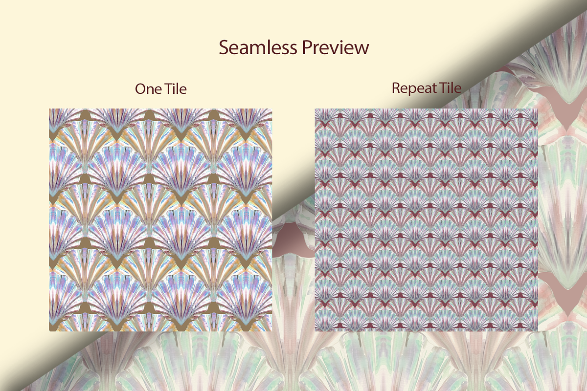 OCEAN SCALLOP, a Pattern Graphic by rumacorakstudio (Photo 3 of 5)