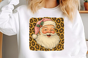 Vintage Santa with Leopard, Christma, an Illustration by Libby Wishes (Thumbnail 3 of 8)