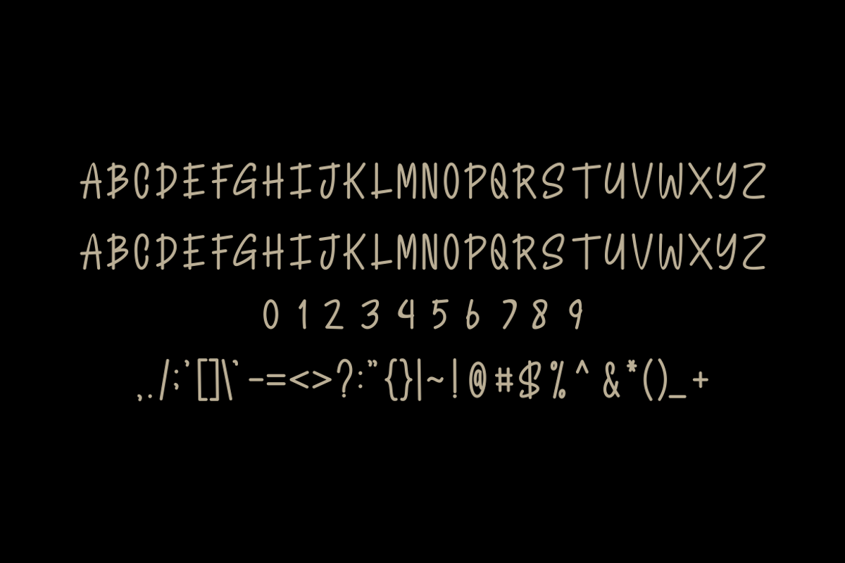 Boughistra - Font, a Handwritten Font by artchiles_design (Photo 3 of 5)