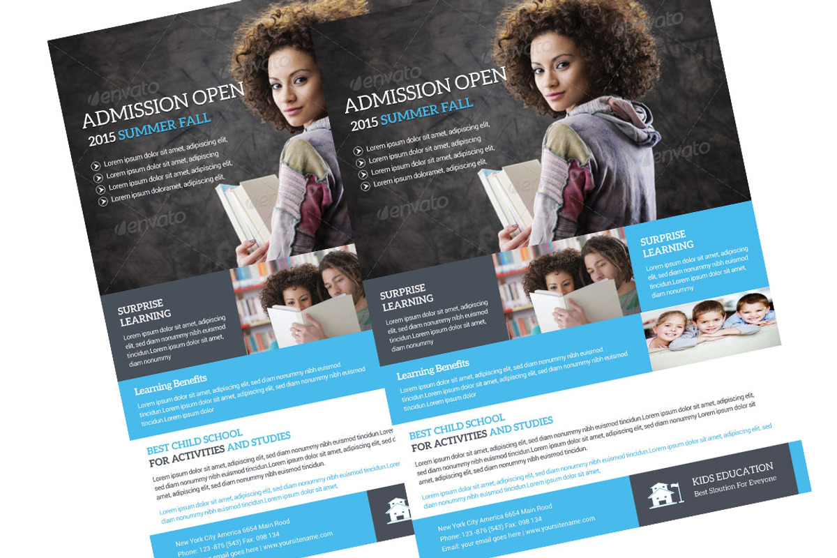 Education Flyer Template, a Flyer Template by TheGraphicsWorld (Photo 2 of 3)