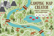 Camping map creator, an Animal Illustration by Lexi Claus (Thumbnail 1 of 11)