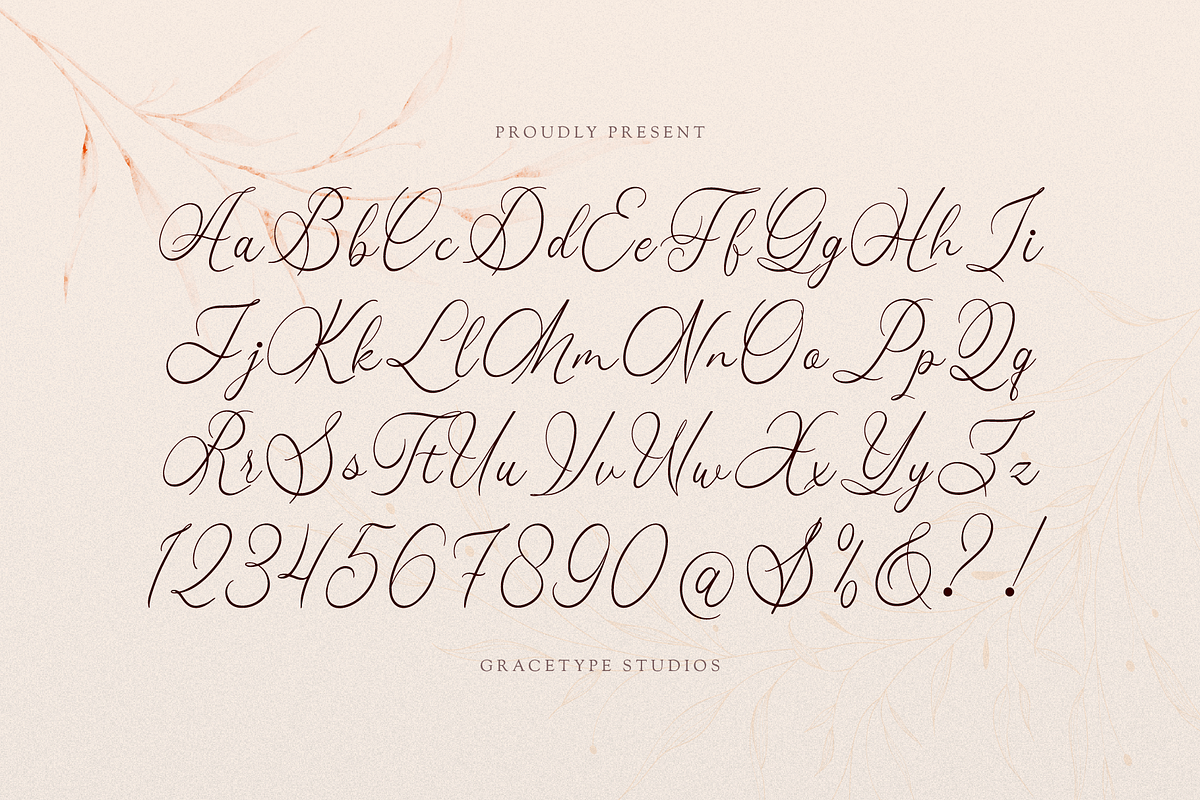 Mafuinka | Classic Calligraphy, a Script Font by gracetype_studio (Photo 10 of 12)