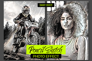 Pencil Sketch Photo Effect, a Layer Style Add-On by ContestDesign