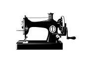 Vintage Sewing Machine Bundle, an Illustration by yasushie (Thumbnail 13 of 31)