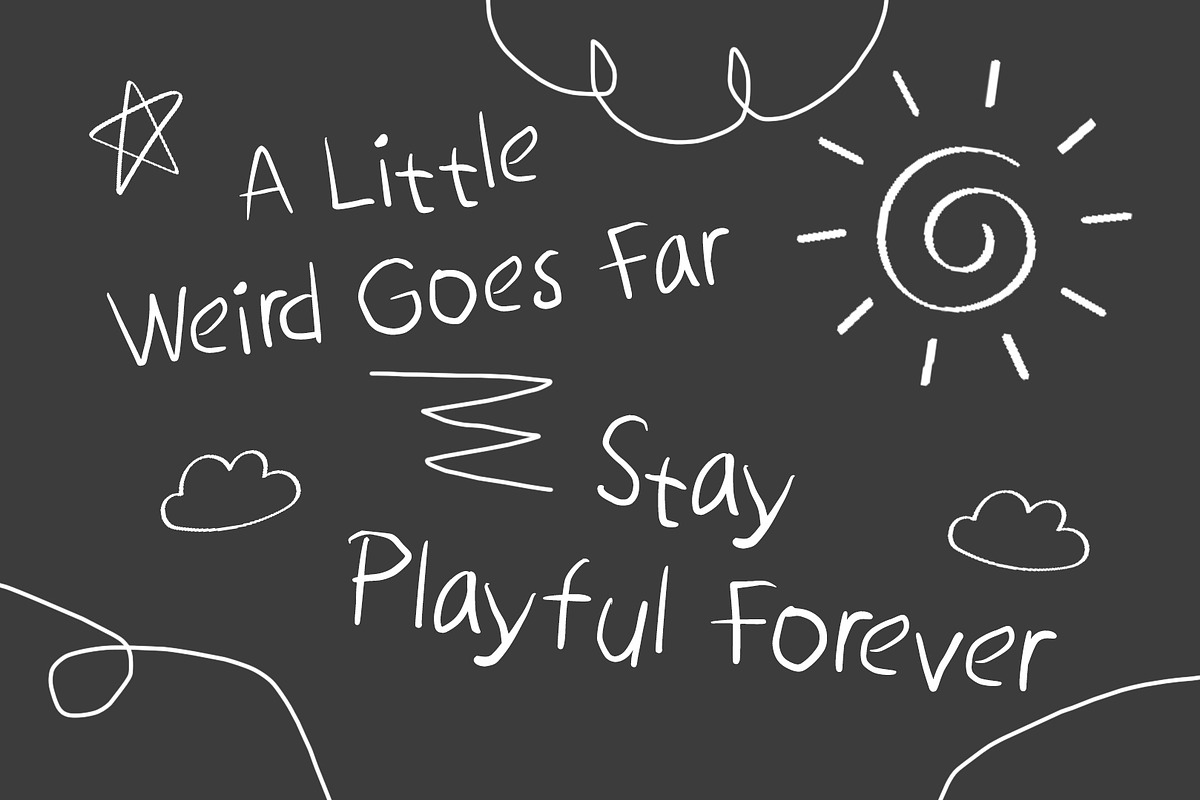 Lulbia Handwritten Quirky Font, a Handwritten Font by ArtiXLabs (Photo 7 of 10)