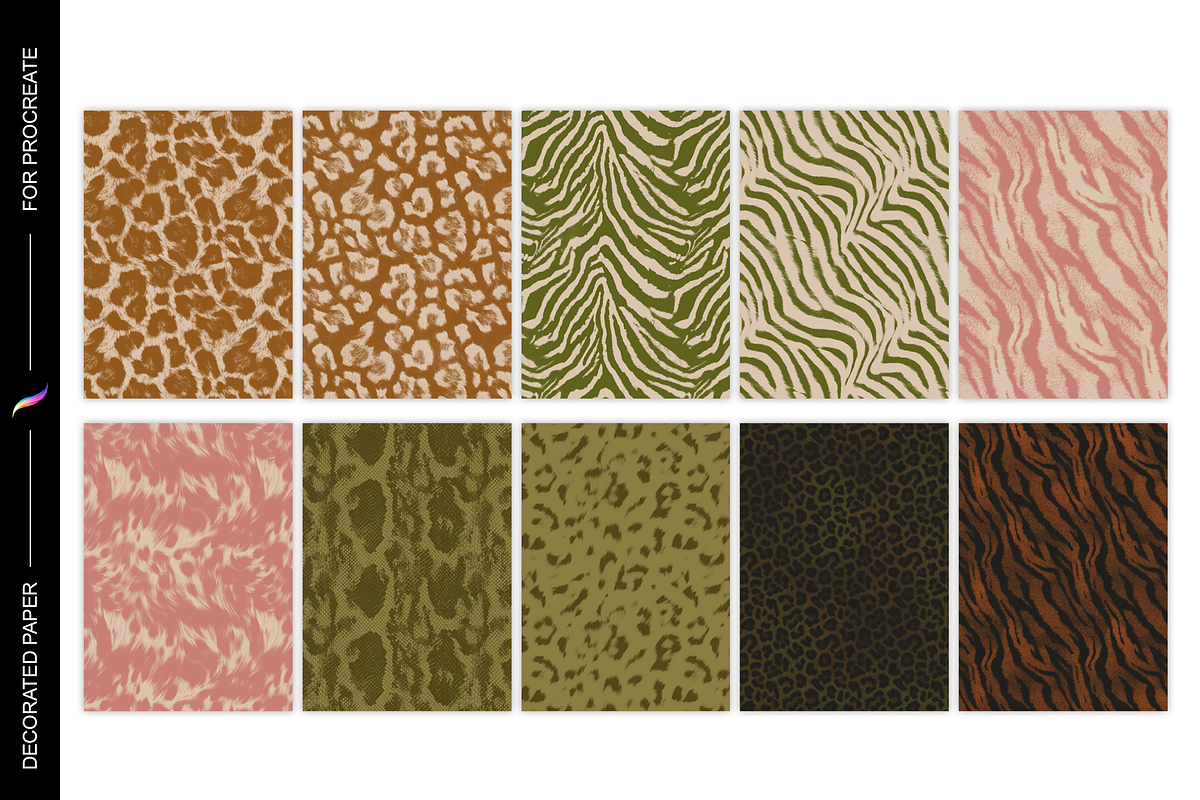 Animal Print brushes for Procreate 2, a Brush Add-On by Patternish (Photo 3 of 6)
