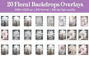 Floral Maternity Backdrops, an Object Graphic by DreamyOverlay (Thumbnail 4 of 4)