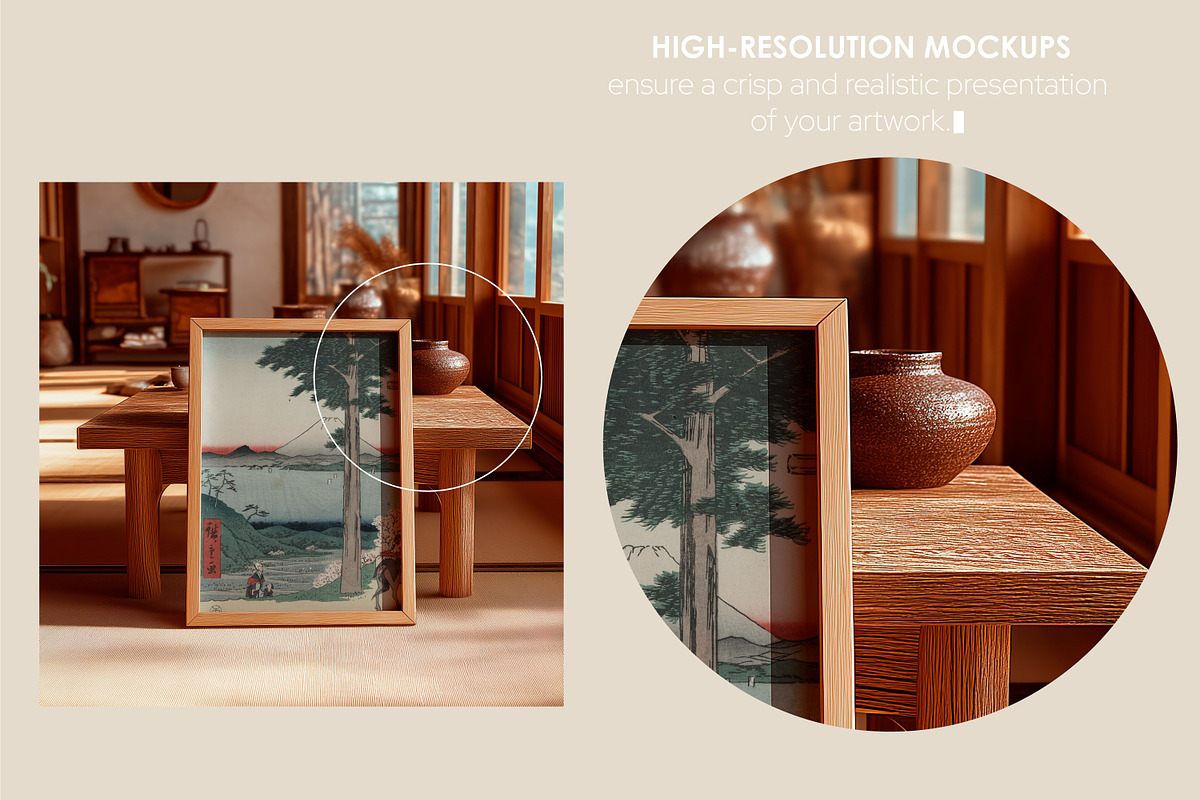 KYOTO MOOD | Frame mockup set, a Household Mockup by SCHÉRI (Photo 4 of 13)