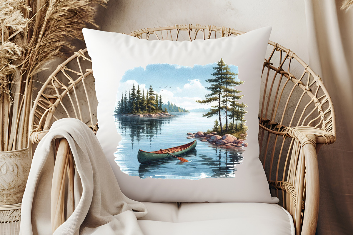 Fisherman Aesthetic Watercolor PNG, an Illustration by Pixels.Craft (Photo 5 of 7)