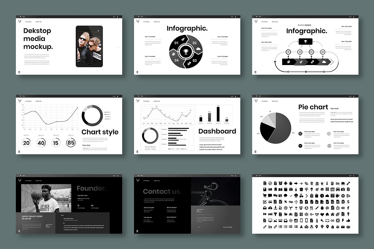 Rinez - Business Google Slide Templa, a Presentation Template by Dens Creative Studio (Photo 5 of 6)