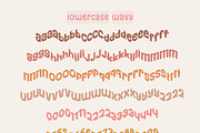 Awesome Wavy Stacked - Wave Display, a Handwritten Font by MaxArt Foundry (Thumbnail 10 of 11)