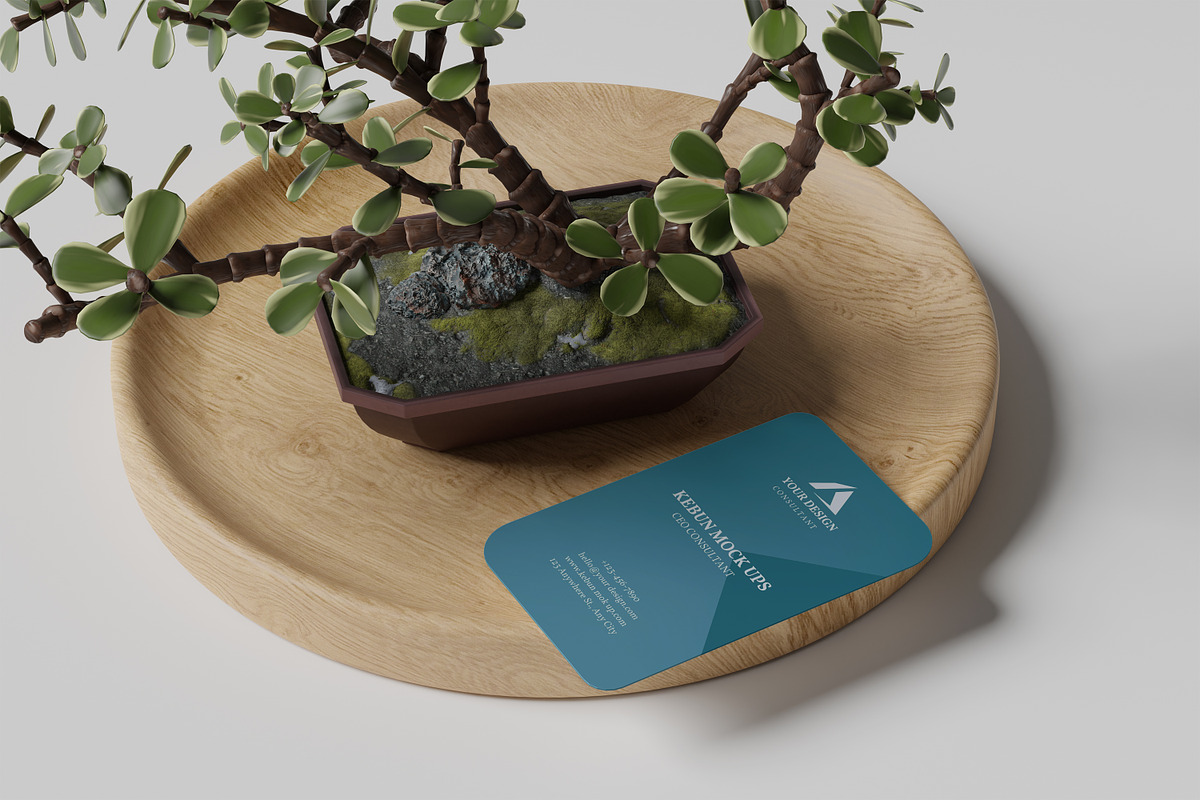 busiiness card, a Business Card Template by kebunmockup (Photo 5 of 5)