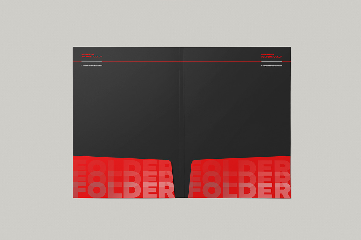 Folder Mockup, a Product Mockup by PixelVoyager (Photo 5 of 7)