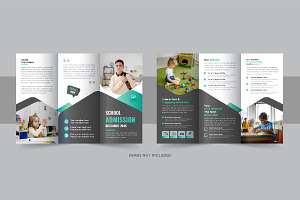 School admission trifold brochure, a Brochure Template by Pavel_design