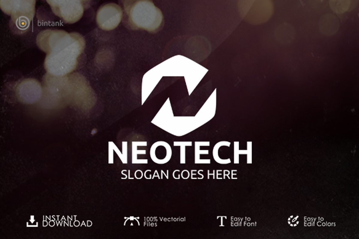 Neotech - N Logo, a Branding & Logo Template by Bintank Studio