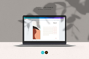 2021 Calendar Templates For Canva