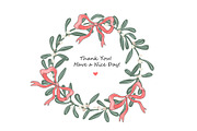 Mistletoe geese wreath set, an Object Illustration by Toltemara (Thumbnail 3 of 3)
