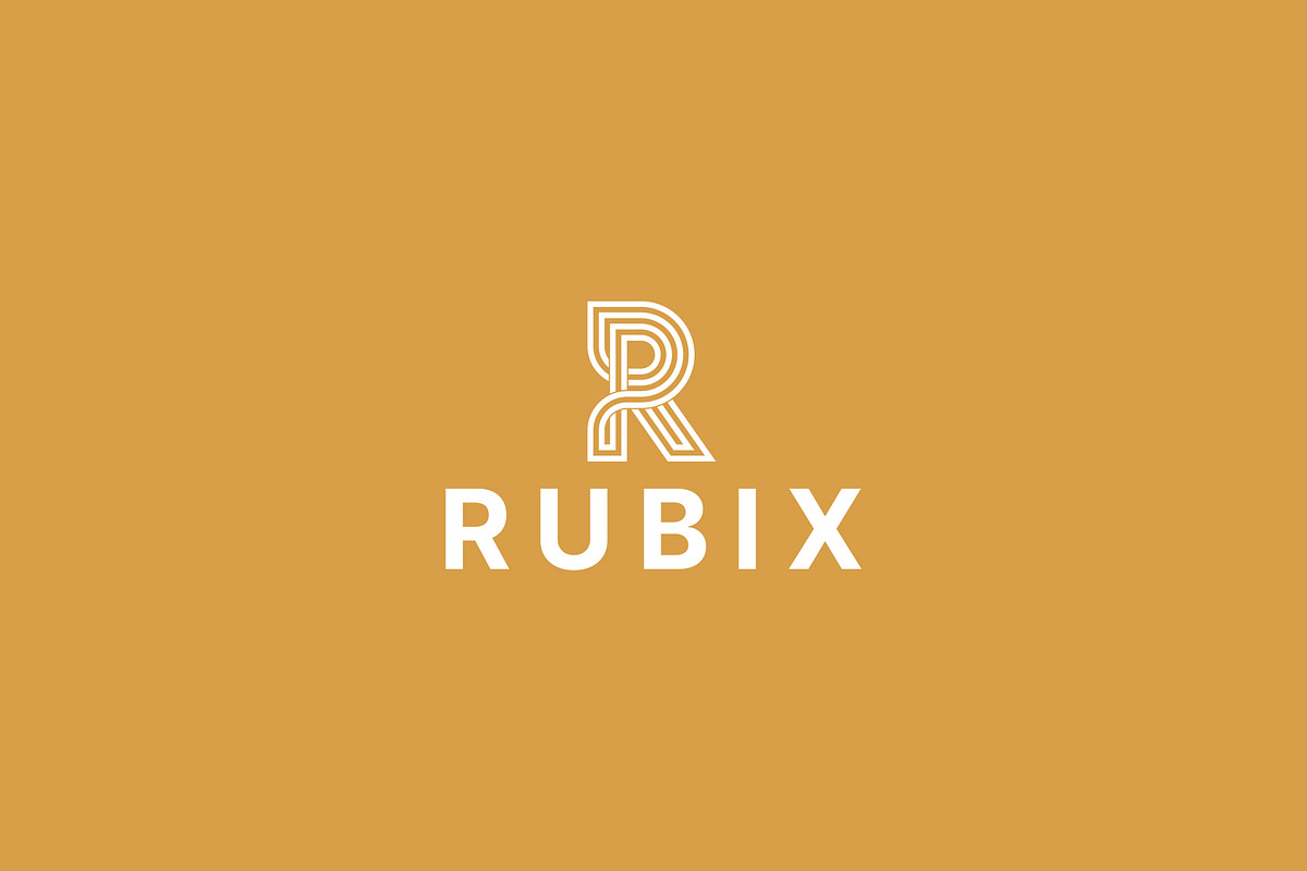 Letter R Logo Design Rubix, a Branding & Logo Template by Graplick (Photo 6 of 9)