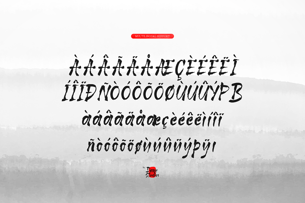 Shinkai Ink | Japanese Solid Brush, a Handwritten Font by Denustudios (Photo 12 of 12)