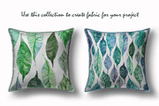 WATERCOLOR FOLIAGE|patterns & motifs, a Pattern Graphic by Retro Graphic Box (Thumbnail 6 of 8)