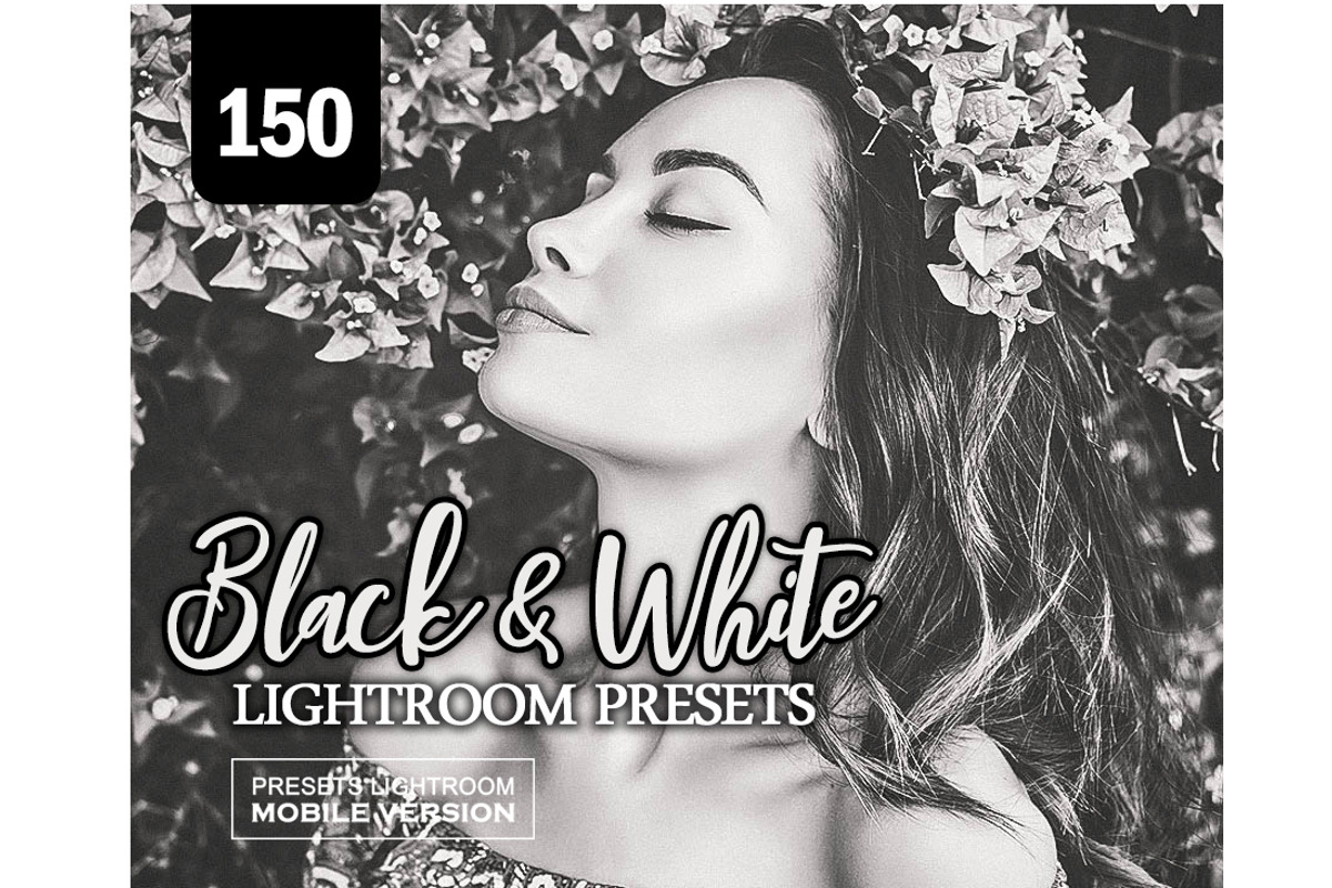 Black White Lightroom Mobile Presets