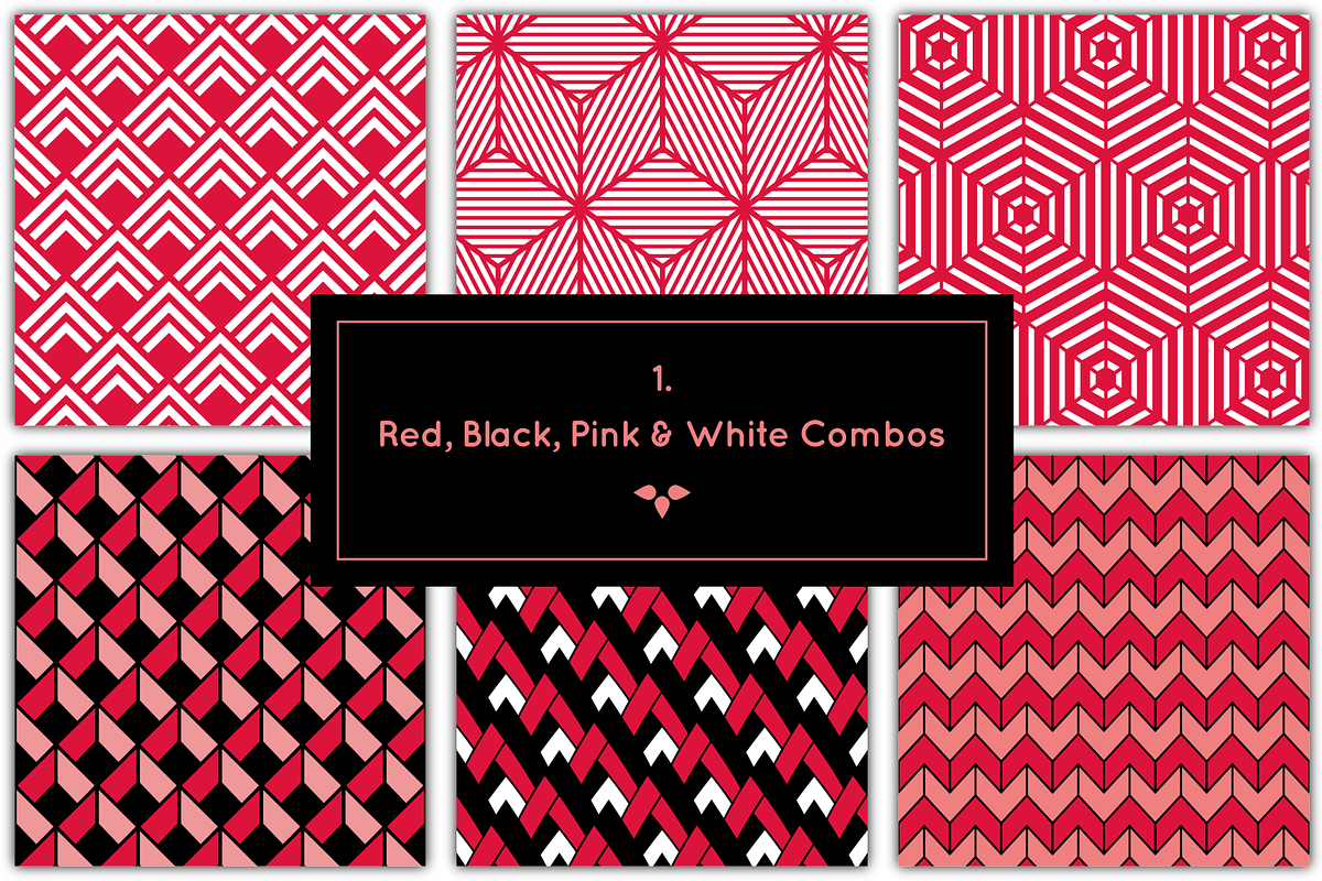 Art Deco Patterns, Vol 2, a Pattern Graphic by HMJS Designs (Photo 5 of 8)