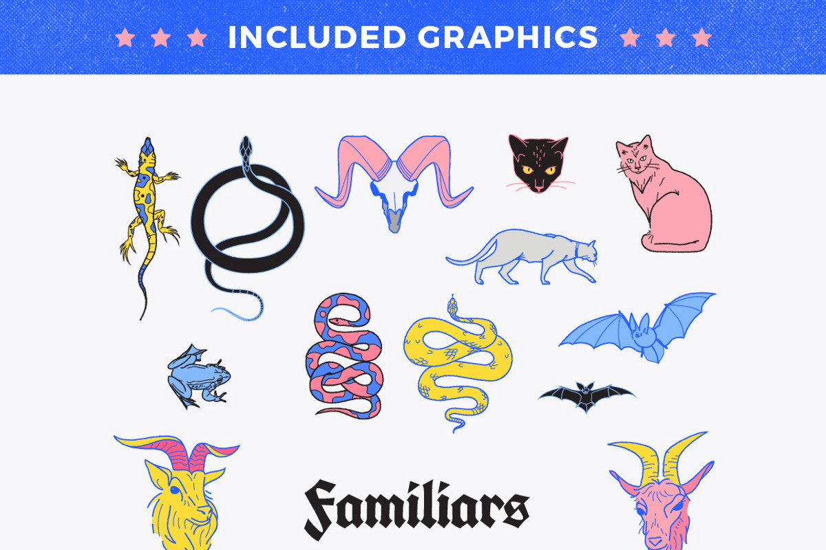 Mystica Familiars Collection, an Animal Illustration by Elevens (Photo 2 of 6)