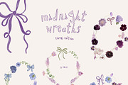 Midnight Botanica - Purple Flowers, a Decorative Illustration by Muse Artist (Thumbnail 11 of 12)