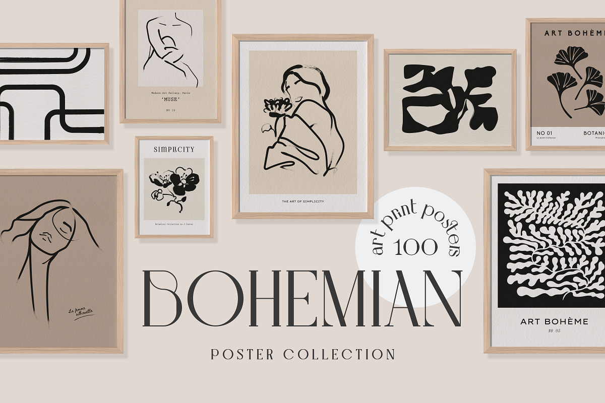 Poster Bundle | Modern Gallery, an Object Graphic by iStar Design (Photo 3 of 76)