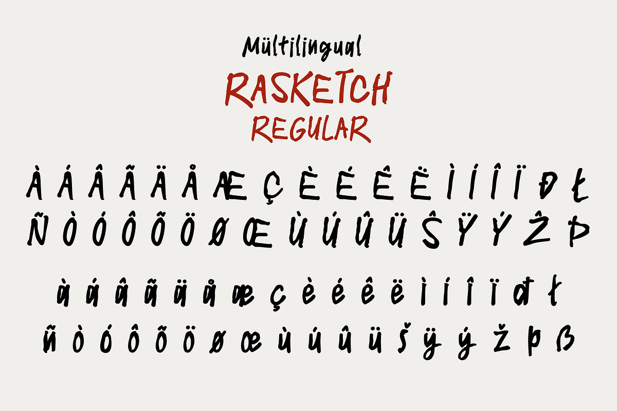 RASKETCH, a Handwritten Font by BBtypeStudios (Photo 11 of 16)