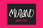 MULANO Graffiti Font, a Handwritten Font by NTC Graphic (Thumbnail 1 of 9)
