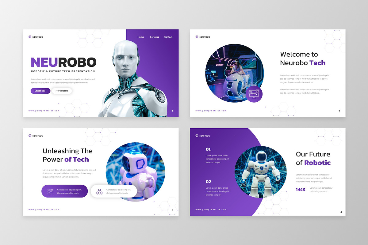 Neurobo - Robotic & Future Tech Key, a Presentation Template by MtvtdArt (Photo 3 of 6)