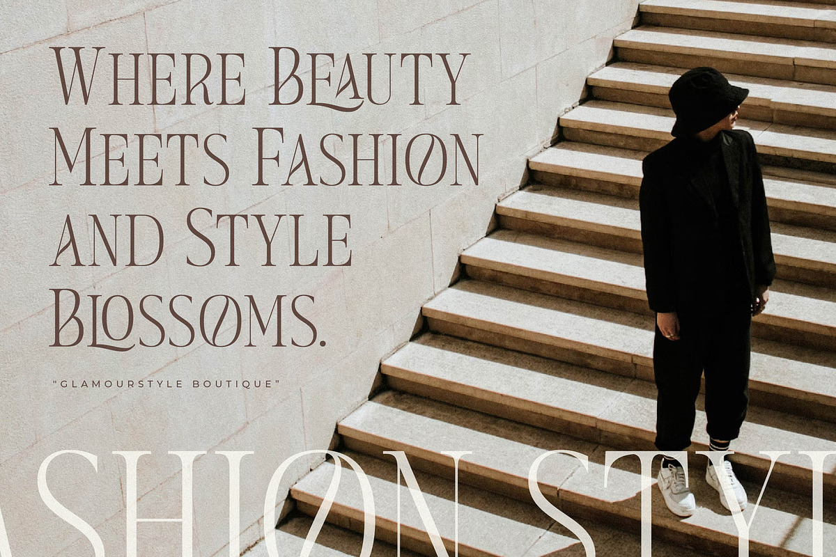 Seraneo Modern Display Typeface, a Serif Font by Letterena Studios (Photo 5 of 15)